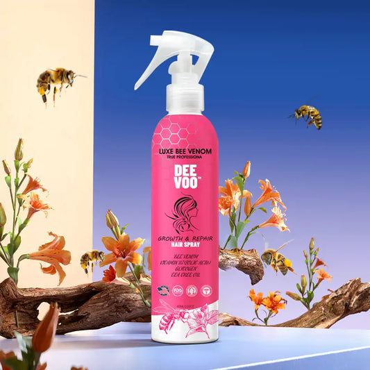 👩✨DeeVoo™ Luxe Bee venom Scalp Treatment HairGrᴏᴡth Hair Spray(Hurry, 80% OFF - Only 30 minutes left 🫧)