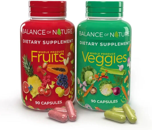 Balance of Nature Fruits & Veggies Supplement – 90 Capsules