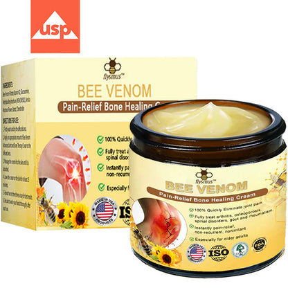 🎄✅Official Store: flysmus™ Bee-Venom Pain-Relief Bone Healing Cream👨‍⚕️ Orthopaedic Association（AAOS）Approved(Reducing joint swelling, pain, stiffness, redness, warmth, soreness, and joint fatigue)