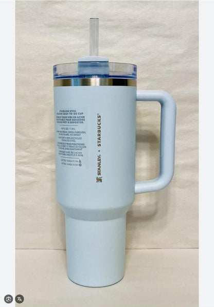 NWT Stanley x Starbucks Spring Blue 2024 Tumbler 40oz Quencher Limited Edition