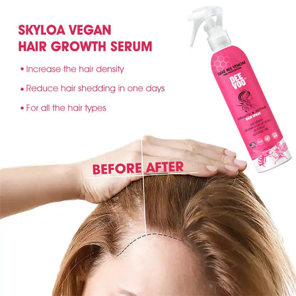 👩✨DeeVoo™ Luxe Bee venom Scalp Treatment HairGrᴏᴡth Hair Spray(Hurry, 80% OFF - Only 30 minutes left 🫧)