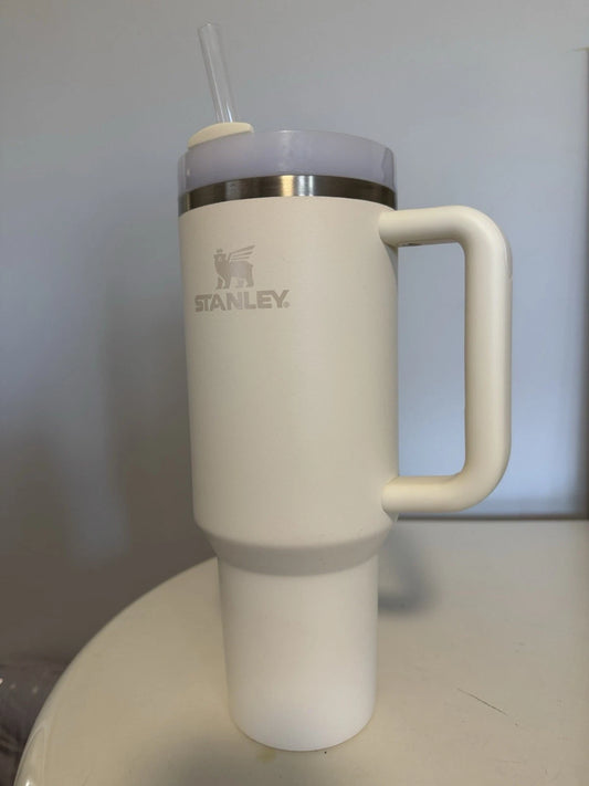 NEW Stanley Rose Quartz Tumbler 40oz Stainless Steel Quencher | Vacuum Insulated Travel Cup with Handle & Straw  PRODUCT DESCRIPTION: