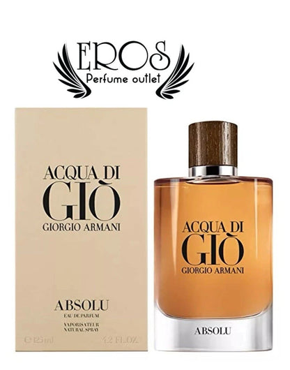 Acqua Di Gio Absolu by Giorgio Armani Men Eau de Parfum EDP 4.2 oz / 125ml New In Box